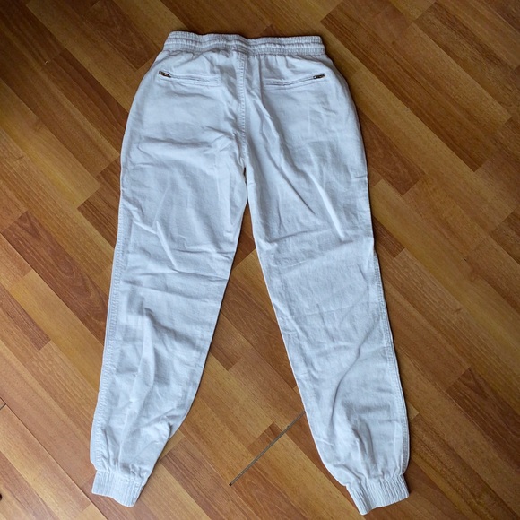 WHITE CROPPED PANTS - Picture 3 of 7